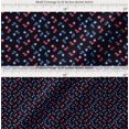 thumbnail image 2 of Soimoi Cotton Voile Fabric Dot,Blue & Pink Flower Floral Print Sewing Fabric Yard 56 Inch Wide, 2 of 7
