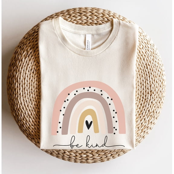 Women's Graphic Tees | Be Kind Shirt | Rainbow Shirt | Be Kind T-Shirt | Be Kind Tee | Inspirational Shirt | Boho Tshirt All Size S-5Xl