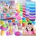 thumbnail image 3 of 33 Cups Jumbo Slime Kit for Kids, FunKidz Premade Ultimate Slime Pack to DIY Soft, Cloud, Clear, Butter, Glitter, Glow in Dark Slime Making Kits Super Slime Party Favors Gift Toys for Girls and Boys, 3 of 3