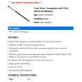 thumbnail image 2 of Trunk Strut - Compatible with 1994 - 2004 Ford Mustang 1995 1996 1997 1998 1999 2000 2001 2002 2003, 2 of 2