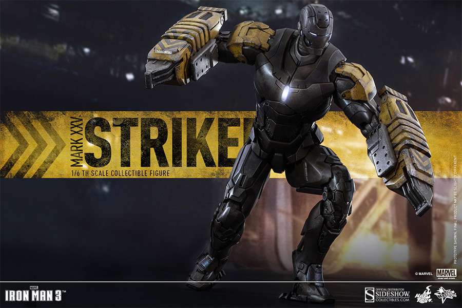 Iron Man Movie Masterpiece  Striker Collectible Figure (Mark XXV)