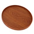 thumbnail image 3 of Plateau de Table Basse, Plateau de Service en Bois Massif Multifonction Robuste de 11,8 Pouces pour la Maison, 3 of 7