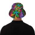 thumbnail image 5 of Fuzoiu Multicolored Beautiful Flower Print Reflective Bucket Hat,Outdoor Hat for Men and Women,Bucket Hat for Travel Fishing Hunting Summer Camp, 5 of 6