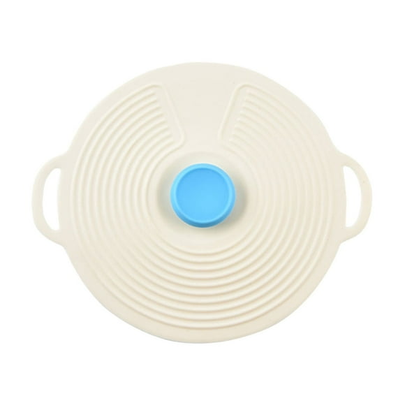 Leodye 1PCS Silicone Fresh Keeping Cover Stretchable Design Microwave Spatter Proof Bowl Basin Plate Lid -9.45x8.07in