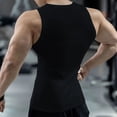 thumbnail image 5 of L-4X Plus Size Tank Tops for Men Big & Tall Sleeveless Crewneck Gym Undershirts Shirts Mens Stretchy Pullover Slim Athletic Workout Running Vests, 5 of 7