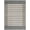 Grey/Ivory Gold, variant on SAFAVIEH Pyramid Josephina Striped Area Rug, Gray/Ivory Black, 5'3" x 7'8"