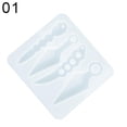 thumbnail image 1 of Diy Defensa Llavero Cuchillo Uv Resina Moldes Silicona Molde Uv Resina Moldes Diy Fabricación De Joyas Minnieouse HA023092-00, 1 of 7