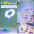 thumbnail image 2 of Nail Dryer Light Dual Light Source Multi-angle Adjustable Abs Nail Led Ultraviolet Light Desk Uv Gel Curing Lamp Beauty Supplies, 2 of 5