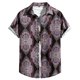 thumbnail image 1 of Camisas s Para Hombre Manga Corta Camisas de un solo pecho de primavera y verano para hombre, camisa informal de manga corta con solapa para playa y vacaciones al libre (Purple, XXL), 1 of 7