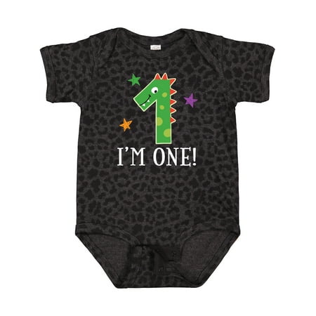 

Inktastic 1st Birthday Dinosaur Party Gift Baby Boy or Baby Girl Bodysuit