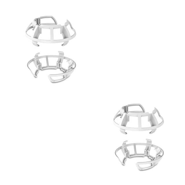 sweethay Paquete de 2 accesorios de realidad virtual Protector de anillo protector de controlador de juego Reemplazo para Quest 2 blanco 2piezas