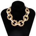 thumbnail image 4 of Bangcool Déclaration Collier Gros Collier Collier Chaîne Faux Perle, 4 of 10