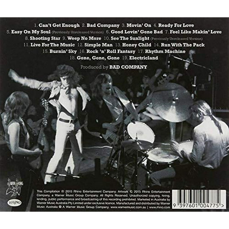 Bad Company - The Swan Song Years 1974-1982 - Rock - CD