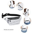 thumbnail image 6 of Fanny Pack for Women Men,Crossbody Fanny Pack Water Resistant Sports Waist Bag Pack, Belt Bag for Travel Hiking Running, 6 of 7