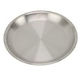 thumbnail image 1 of Plateau de Service Rond en Acier Inoxydable 16 Pouces Plateau de Service pour Maison et Restaurant, Plateau pour Camping, Collations et Repas, 1 of 7