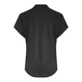 thumbnail image 5 of T-Shirts Femmes Lot Mode Décontractée Col en V Manches Courtes Haut T-Shirt - Hontri, 5 of 5