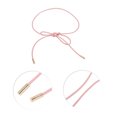 thumbnail image 4 of Unique Bargains Buckle Leather Cord Adjustable Waist Cord Pink, 4 of 5