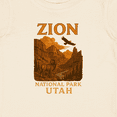 thumbnail image 4 of Inktastic Zion National Park Utah Vintage Landscape Art Boys or Girls Baby T-Shirt, 4 of 5