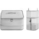 thumbnail image 1 of Bolsa de ropa de viaje, armario de cubos de embalaje de tela Oxford, cubos de embalaje colgantes ligeros, organizador de bolsa de viaje impermeable con tres compartimentos divididos,, 1 of 5