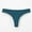 Blue, variant on Swuxness Women's Seamless Stretch Thong Panty Solid Color Fashion Breathable Style Lightweight All Day Low Waisted Panties