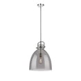 thumbnail image 5 of Innovations Lighting  Newton Bell - 1 Light 14" Stem Hung Pendant Clear/Brushed Brass, 5 of 5