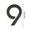 Black, variant on Kugisaki 10CM Acrylic Silvery Number Plates For Modern And Stylish Decor on Clearance