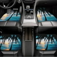 thumbnail image 4 of Sakura Flower Cherry Blossom Print All Protective Car Floor Mats Heavy Carpet Front and Rear Full Set 4PCs Pack for Car SUV, 4 of 4