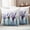 White Light Green Violet, variant on Spring Floral Outdoor Waterproof Pillow Covers, Botanical Lavender Flower in Vase Decorative Square Throw Pillowcase Sofa Cushion Sham for Patio/Couch/Chair, 26"x26" 2 Pack