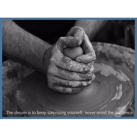 .Decoration Poster.Home Room wall design art print.Dream.Inspiration pottery 11 x 17 Inch Poster