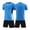 Light Blue, variant on TIREOW Kids Team Soccer Jersey and Shorts, Youth Shirts Soccer Uniform Kit, Adult Indoor Turf Sport Outfit (Style B)