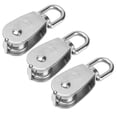 thumbnail image 4 of Rigging Lifting Wheel, Single Pulley Block Rope Traction Cable Loading 360° Rotation  For Heavy Objects For Crane For Gym Equipment M15,M25, 4 of 8
