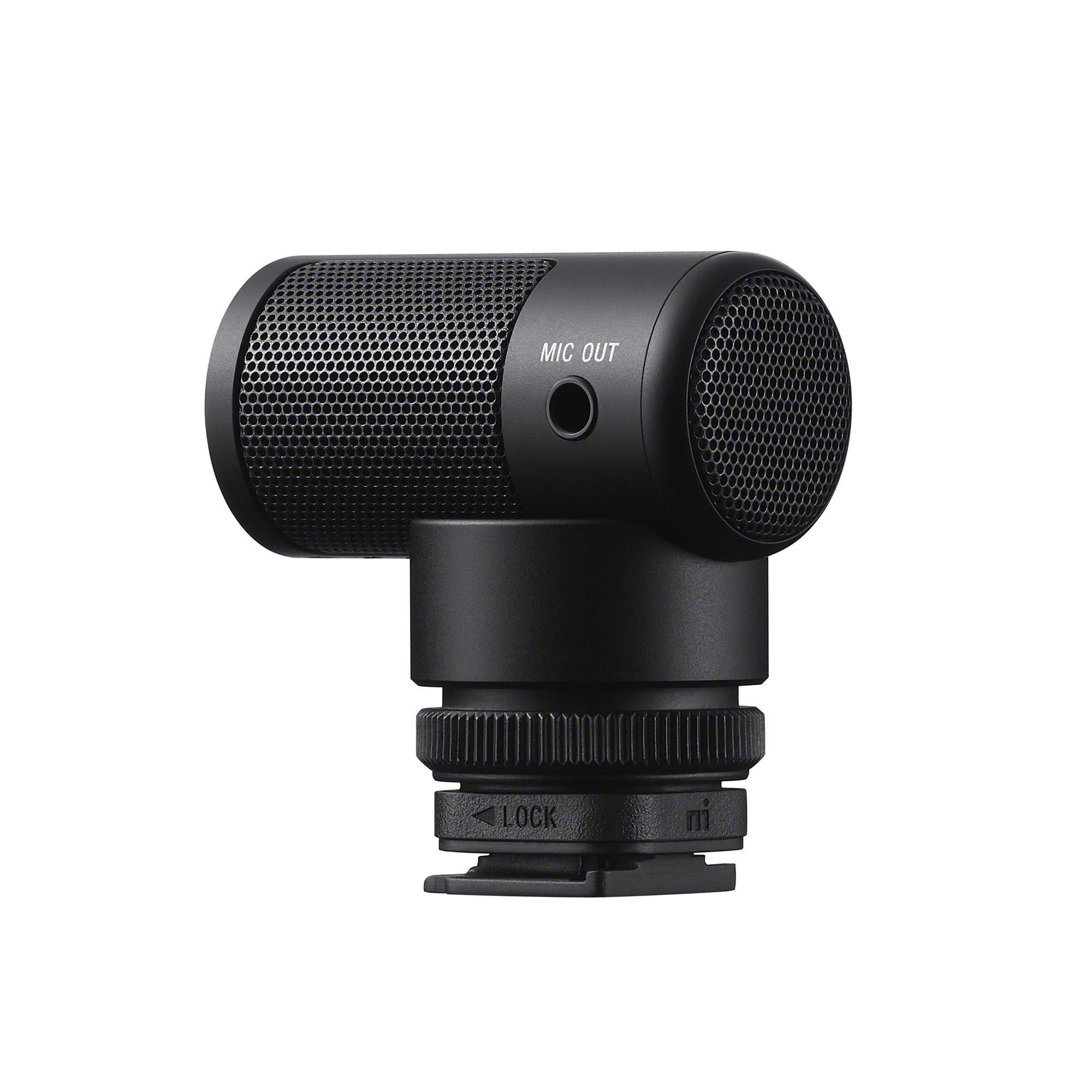 Sony Vlogger Shotgun Microphone with MI Shoe and 3.5mm Male-Female Audio Cable