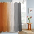 thumbnail image 4 of Shower Curtains for Bathroom, Burnt Orange Gray Ombre Waterproof Fabric Shower Curtain, Vintage Farmhouse Wooden Decorative Bathroom Curtain for Bathtub, 66"x72", No Hooks Included, 4 of 9