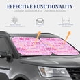 thumbnail image 4 of Disketp 2 Piece Best Mom Ever Pattern Windshield Sunshades,Folding Windshield Sun Shade For Car Suv Trucks Sedan,Blocks Uv Rays Sun Visor Protector-Medium, 4 of 7