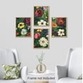 thumbnail image 3 of PixonSign Adhesive Posters Expressive Floral Paintings Bold Garden Blooms Vibrant Nature Inspired Illustrations Wall Arts, Set of 4 Nature Wilderness Canvas Prints for Home Decor - 12"x16", 3 of 5