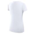 thumbnail image 3 of Women's G-III 4Her by Carl Banks White Indiana Pacers Super-Slim Fit Lightweight Leopard Heart V-Neck T-Shirt, 3 of 3