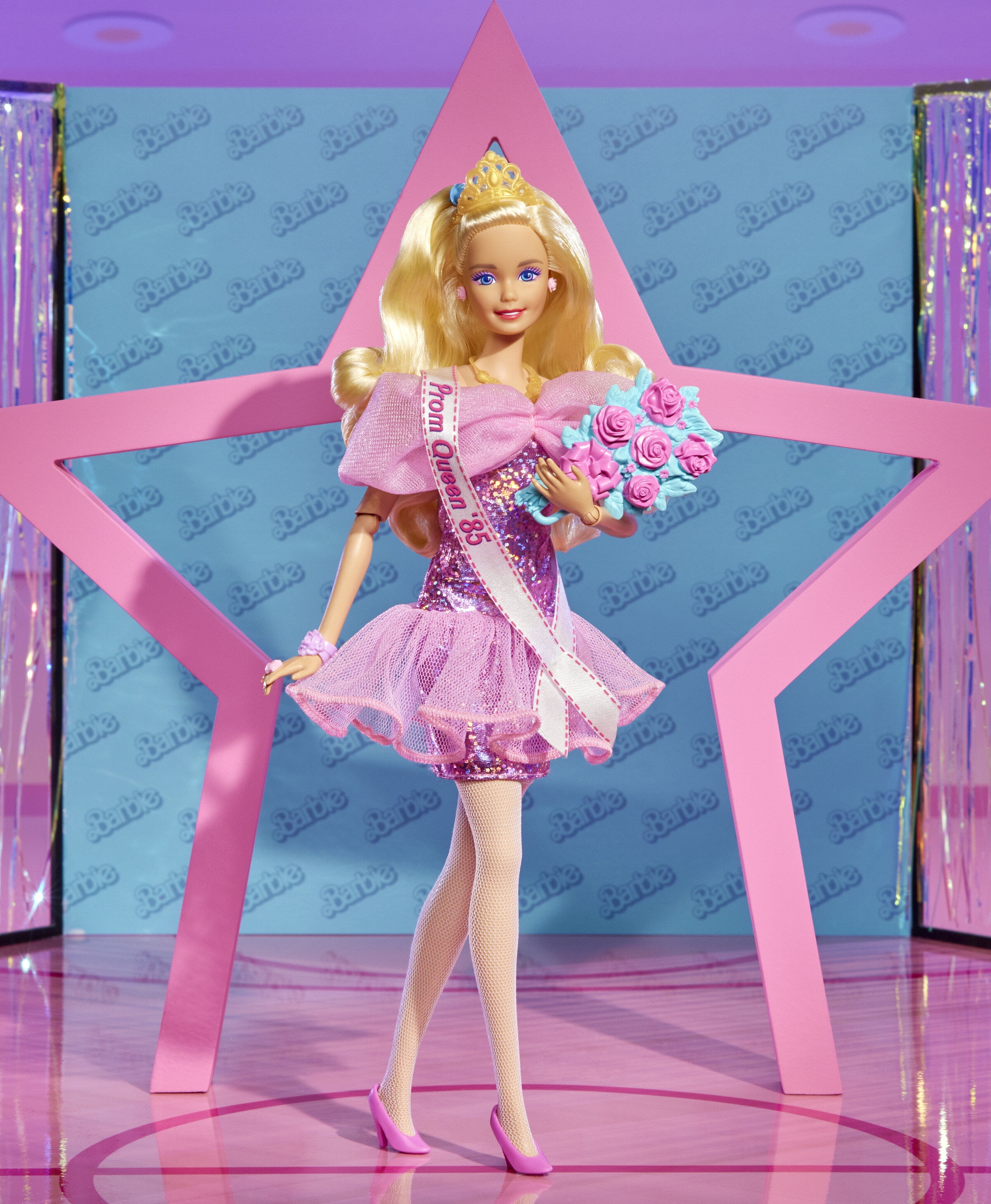 Barbie Rewind 80s Prom Queen Collectible Doll with Nostalgic