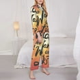 thumbnail image 5 of Wukai Not All Who Wander Are Lost Print Women's Pajama Set - Soft Long Sleeve Sleepwear for Comfort and Style-Medium, 5 of 9