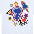 thumbnail image 3 of Peanuts - Space Snoopy Flair - Youth Short Sleeve Tee, 3 of 6
