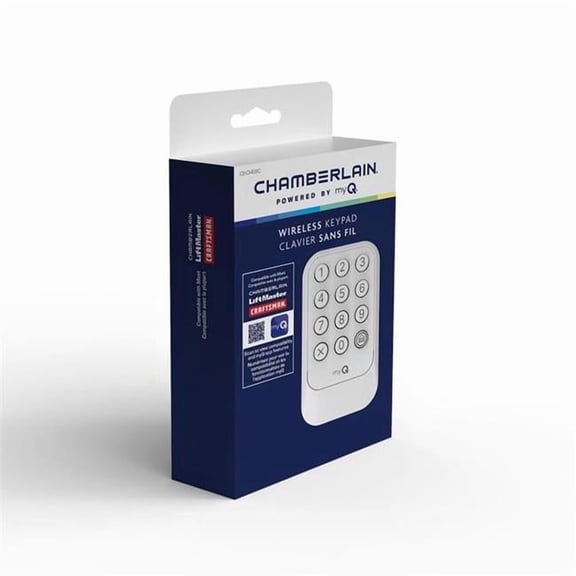 Chamberlain 5062615 MyQ 1 Door Wireless Keyless Entry For All Chamberlain Liftmaster & Craftsman Garage, White