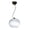 Bronze, variant on 1KX-477699-LED-BR-Besa Lighting-Luna-One Light Cord Pendant with Flat Canopy-10.63 Inches Wide by 8.25 Inches High-Bronze Finish-Opal/Frost Glass