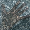 thumbnail image 3 of Blue and White Tulle Curtains with Rod Pocket, Hand Drawn Style Various Sea Shells Aquatic Marine Wildlife Theme, Sheer Drape for Wedding Party 2 Panels, 7 Sizes, Dark Blue and White, by Ambesonne, 3 of 3