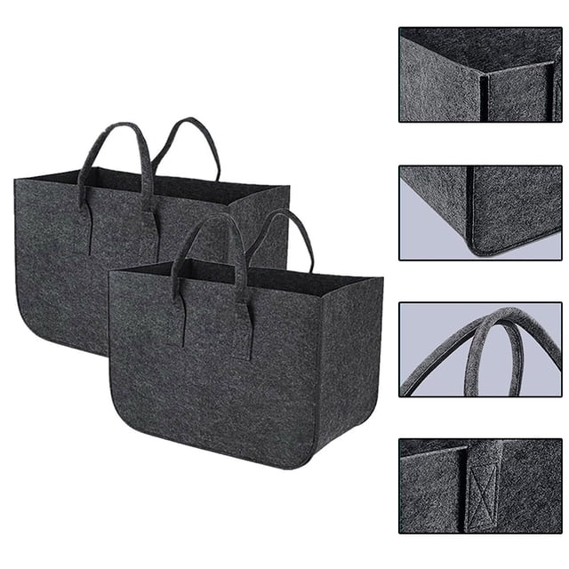 Fiudx Bolsa de Tejer, Bolsa Portátil para Guardar Hilo, Organizador Ligero de Crochet, Leñero Plegable, para Manualidades, Decoración Elegante de Interiores, Solución Versátil.
