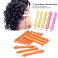 thumbnail image 4 of Graflsoa 12-Piece Dual-Color Hair Rollers with Elastic Bands for Cold Perms and Styling, Suitable for All Hair Types and Lengths, 4 of 6