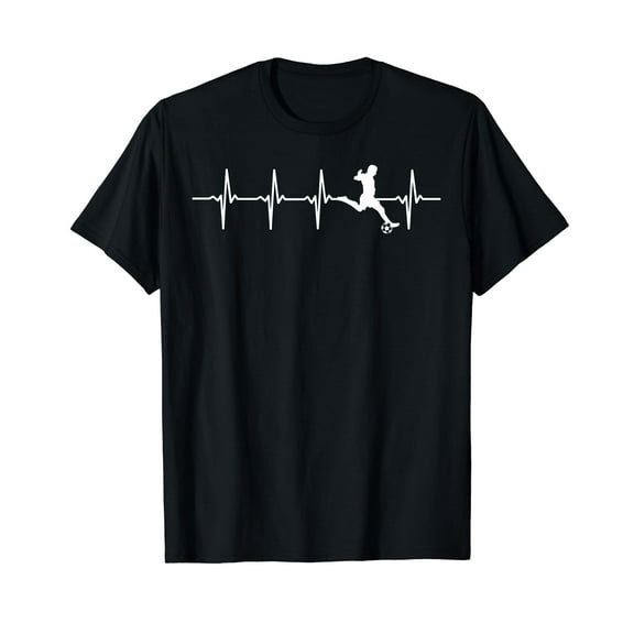 Soccer Heartbeat Gift For Soccer Players T-Shirt