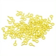 thumbnail image 1 of 200uds Pequeño Tornillo Ojo Pasadores Ganchos Mini Ojales Tornillos Roscados, 4x8x1mm Autorroscante Tornillo para Joyería Fabricación Accesorios Bricolaje Artesanía, Amarillo Unique Bargains alfileres de ojo para hacer joyas, 1 of 5