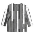 thumbnail image 4 of Frnrwgo Short Sleeve Uniform Shirts for Boys Girls Gray 3/4 Sleeve Crewneck T Shirt Lightweight Casual School Fashion Daily Spring Summer Shirt 3-12, 4 of 5