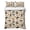 Light Beige Dark Brown, variant on Twin XL Quilt Set 68''x98'', Red Beige Lightweight Bedspread Coverlet Set with 2 Pillow Shams, Vintage Boho Ethnic Geometric Abstract Art Breathable All Season Quilt Bedding for Dorm/Guest Room