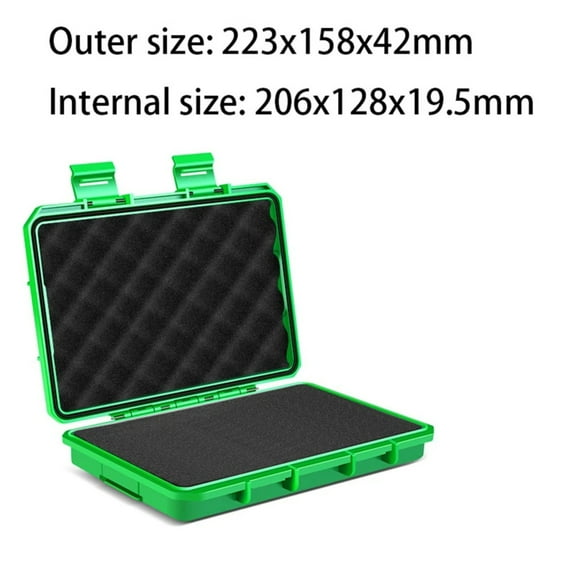 Shockproof Sealed Toolbox Safety Case Waterproof with Pre-cut Foam Lockable