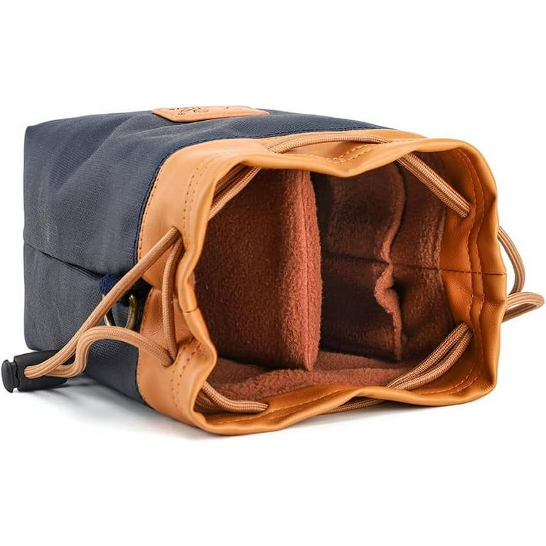 peacechaos Canvas Camera Bag Lens Case Waterproof for SLR DSLR Compatible with Nikon Canon Sony OLYMPUS Fujifilm Sony Panasonic Pentax Samsung